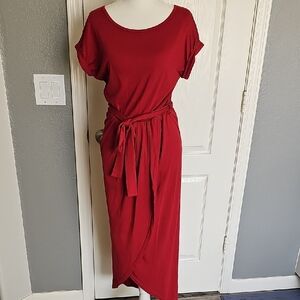 Elegant Red Women's Dress
